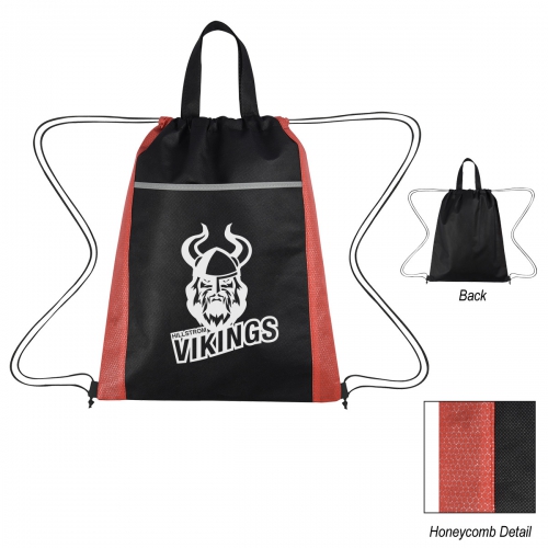 Honeycomb Non-Woven Drawstring Bag Product Image