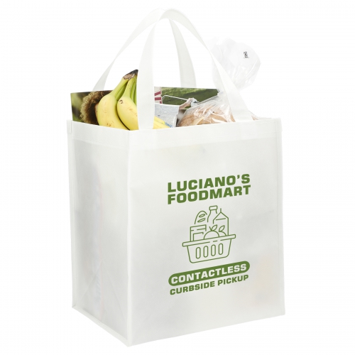Double Laminated Wipeable Grocery Tote Product Image