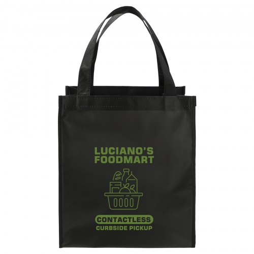Double Laminated Wipeable Grocery Tote Product Image