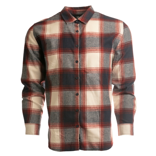 Burnside Women's Yarn-Dyed Long Sleeve Plaid Flannel Shirt Product Image