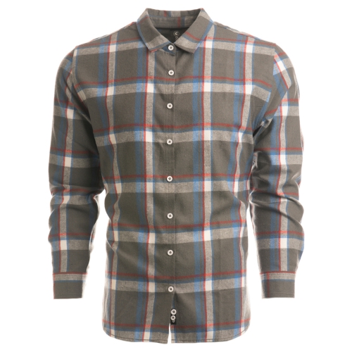 Burnside Women's Yarn-Dyed Long Sleeve Plaid Flannel Shirt Product Image