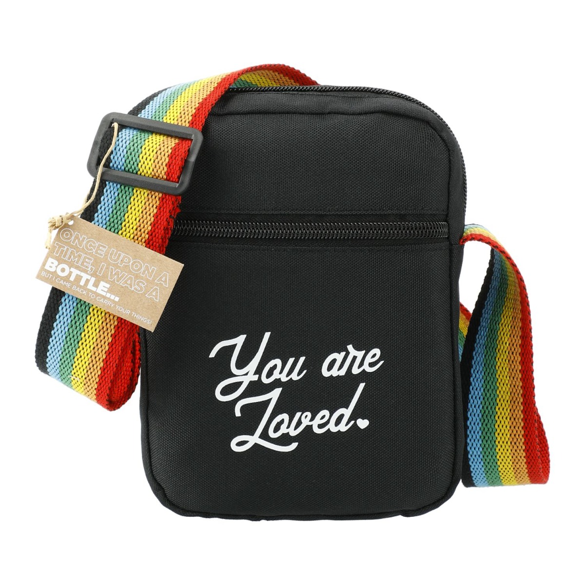 Rainbow RPET Crossbody Tote Product Image