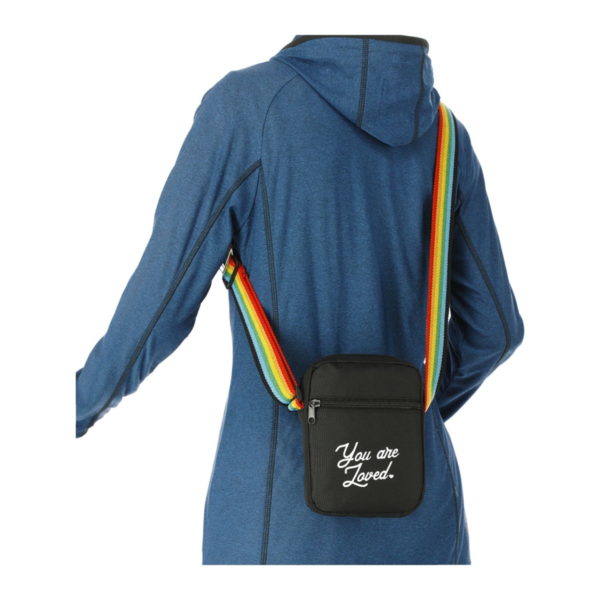 Rainbow RPET Crossbody Tote Product Image