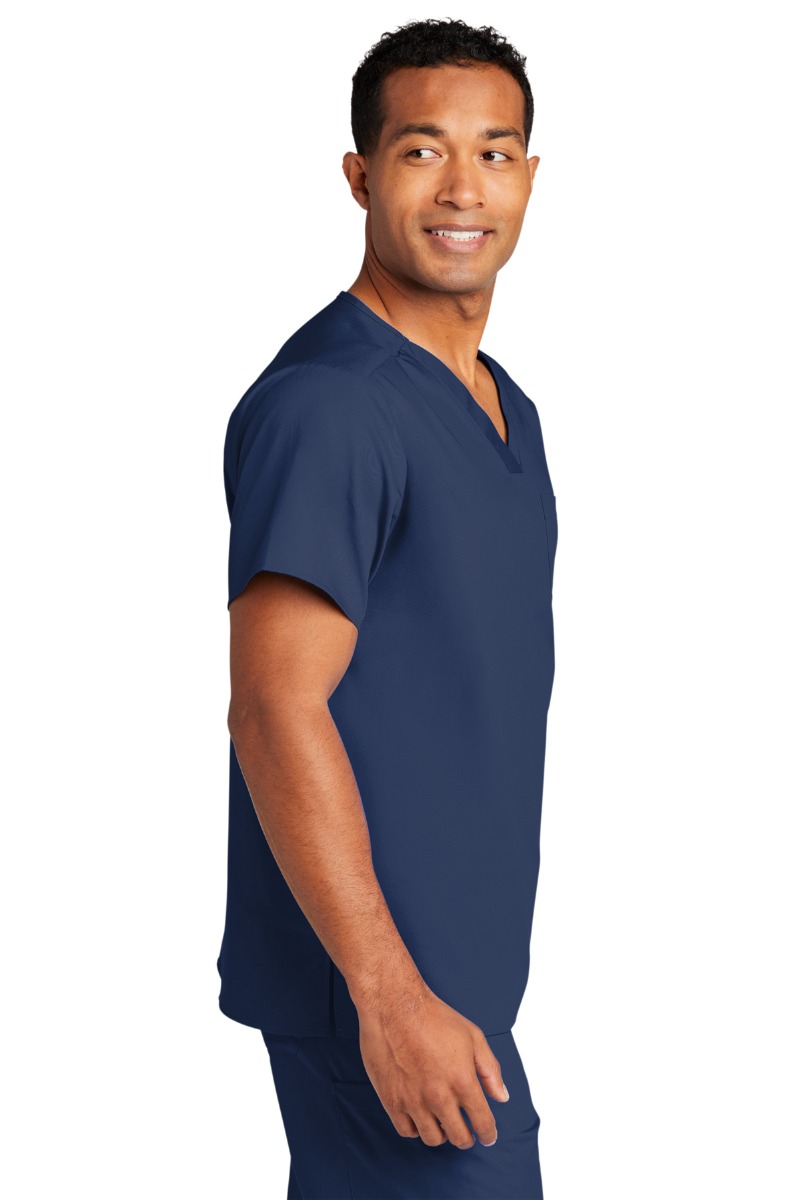 WonderWink® Unisex WorkFlex™ Chest Pocket V-Neck Top Product Image