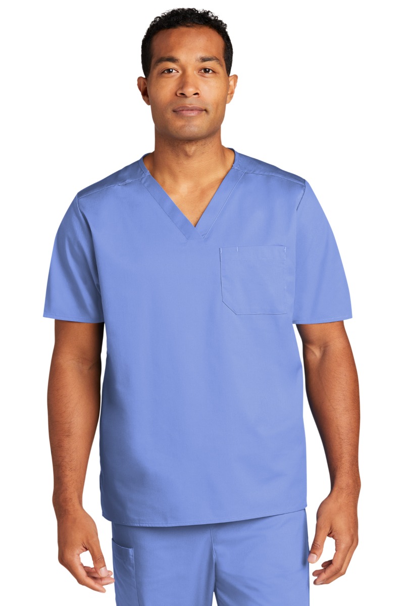 WonderWink® Unisex WorkFlex™ Chest Pocket V-Neck Top Product Image