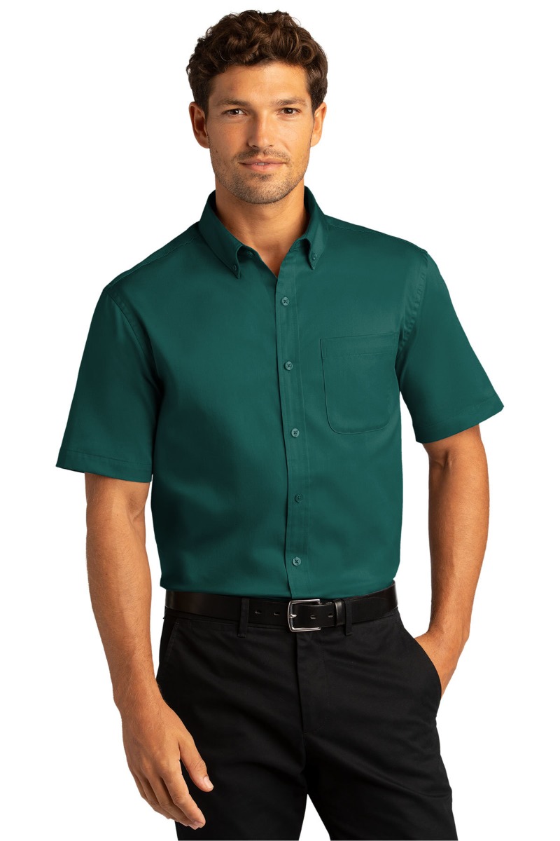 Port Authority Short Sleeve SuperPro React™Twill Shirt Product Image