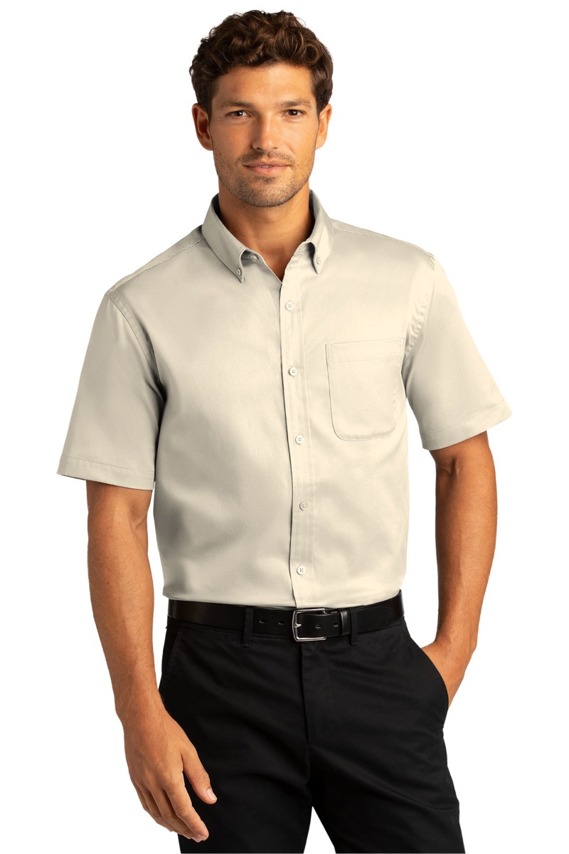Port Authority Short Sleeve SuperPro React™Twill Shirt Product Image