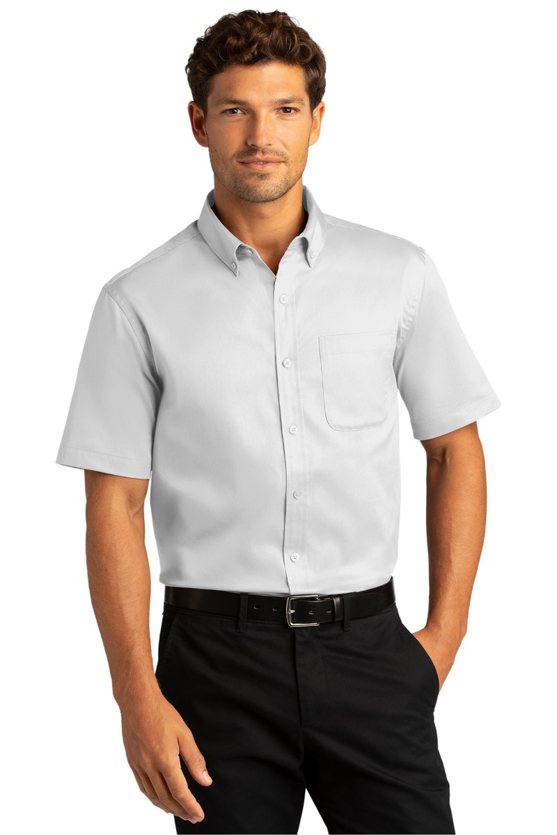 Port Authority Short Sleeve SuperPro React™Twill Shirt Product Image