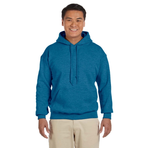 NCAA Men's 50/50 Blend Hooded Sweatshirt - 8 Oz Fleece Hoodie With Front Pocket