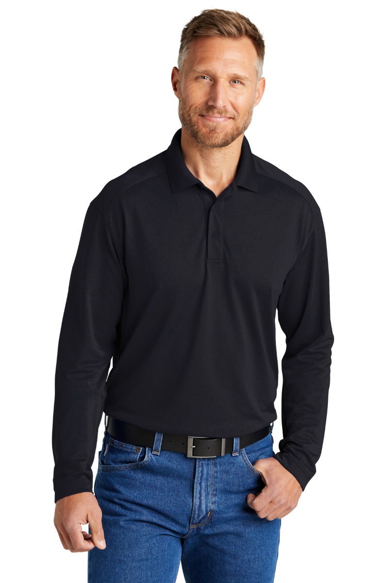 CornerStone Select Lightweight Snag-Proof Long Sleeve Polo Product Image