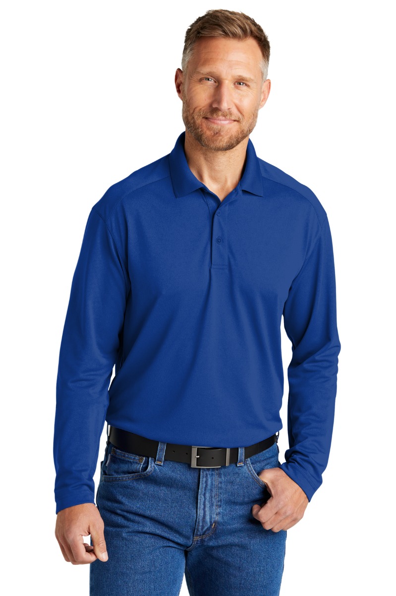CornerStone Select Lightweight Snag-Proof Long Sleeve Polo Product Image