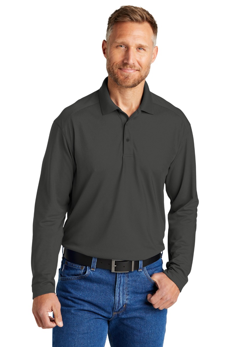 CornerStone Select Lightweight Snag-Proof Long Sleeve Polo Product Image