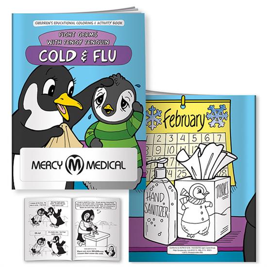 Coloring Book: Cold & Flu Fight Germs with Pengy Product Image