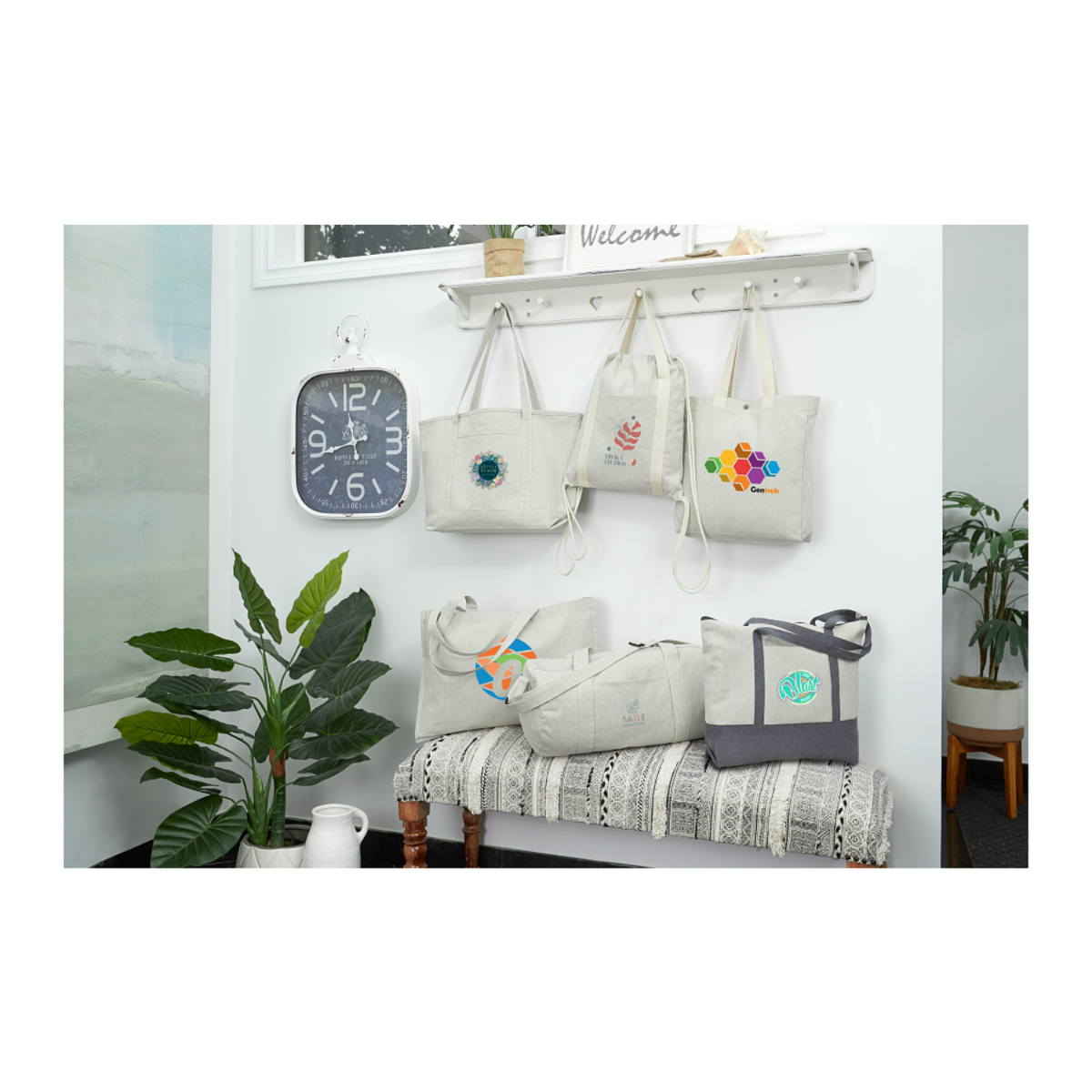 Repose 10 oz. Recycled Cotton Barrel Duffel Product Image