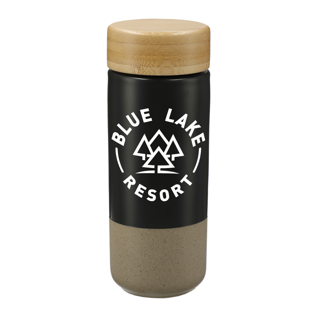 Arlo Ceramic Tumbler with Bamboo Lid - 11 oz. Product Image