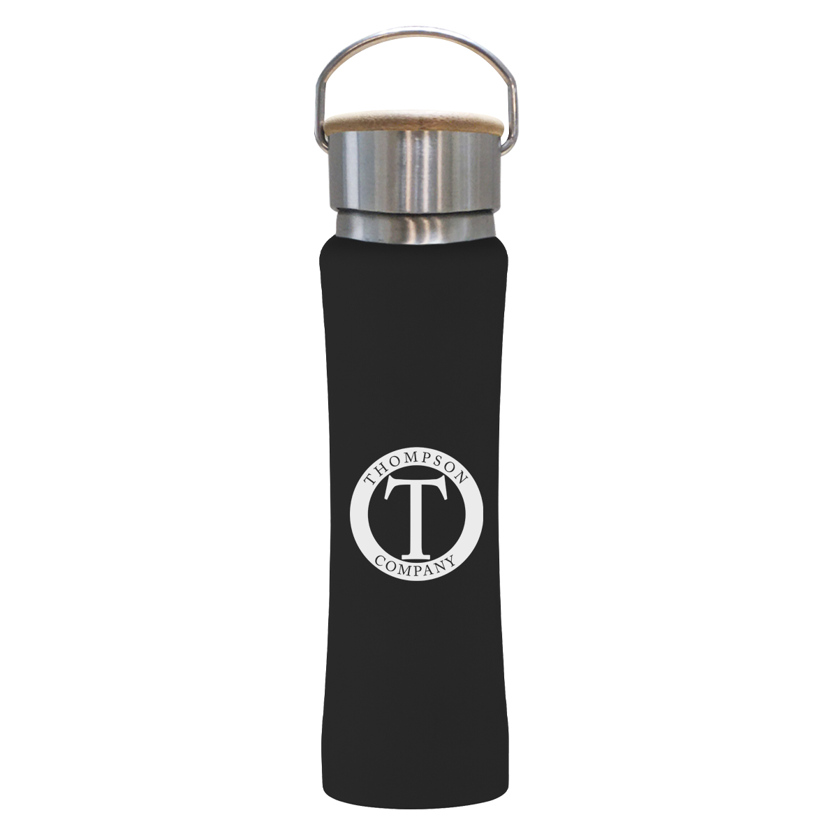 Hampton Stainless Steel Bottle with Bamboo Lid - 25 oz. Product Image