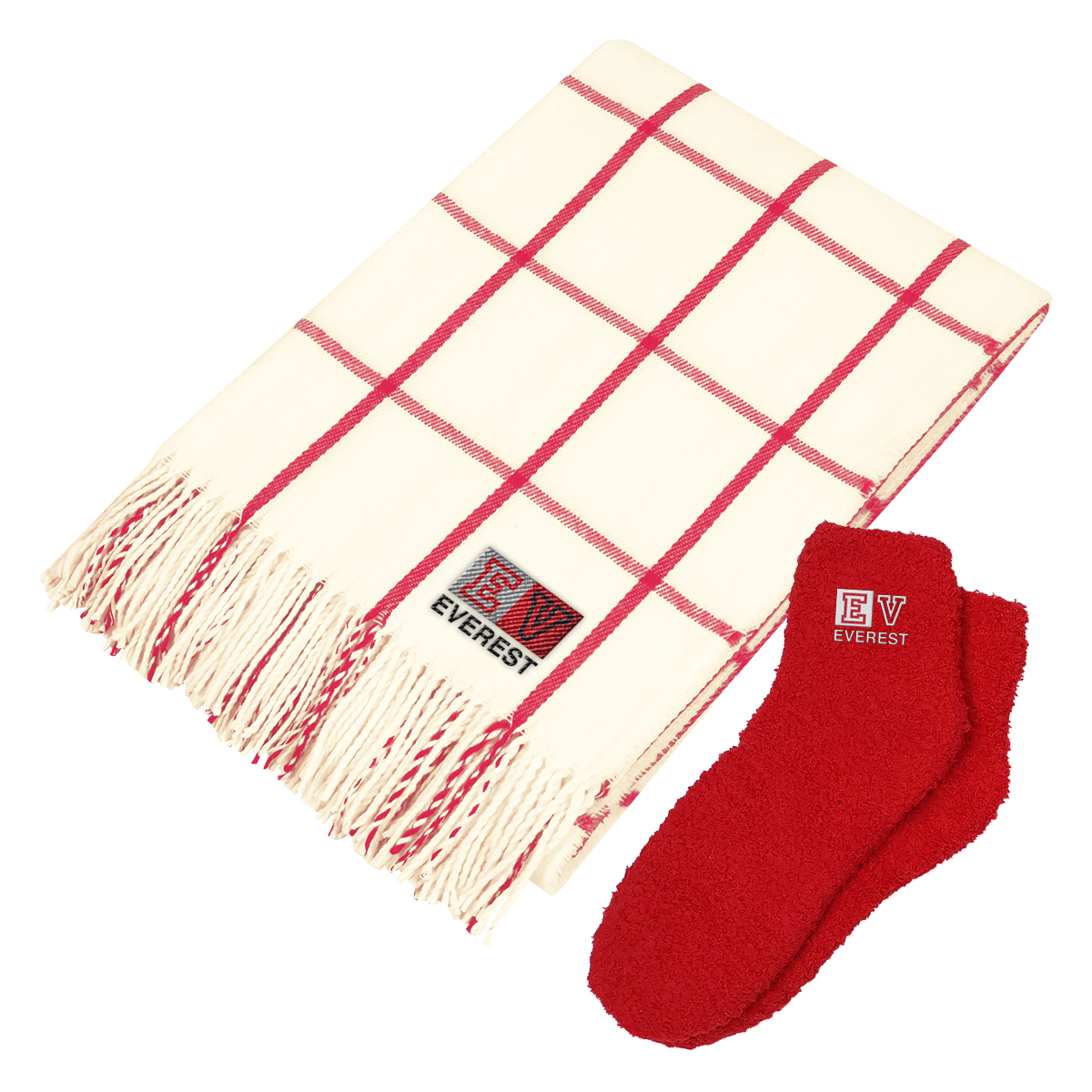 Charleston Throw & Fuzzy Socks Set Product Image