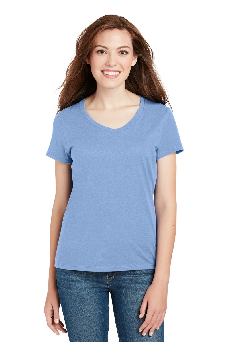 Hanes Women's Perfect-T Cotton V-Neck T-Shirt Product Image