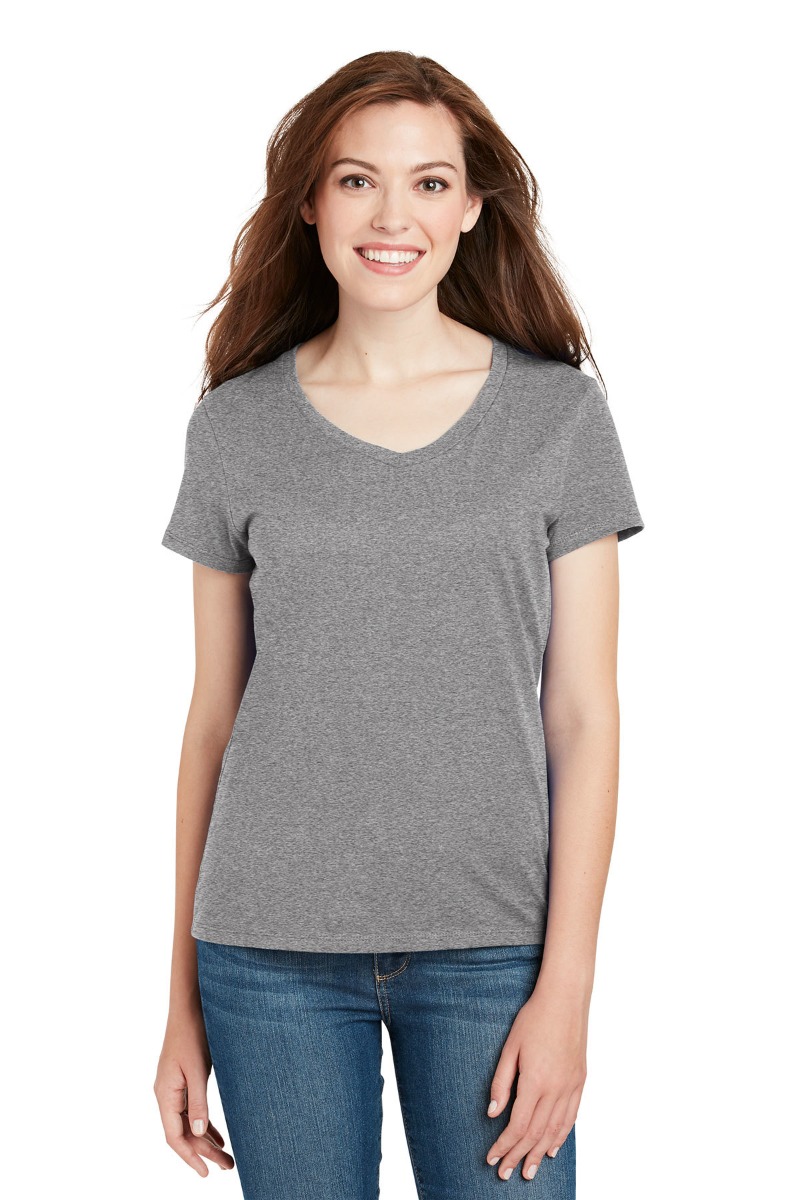Hanes Women's Perfect-T Cotton V-Neck T-Shirt Product Image
