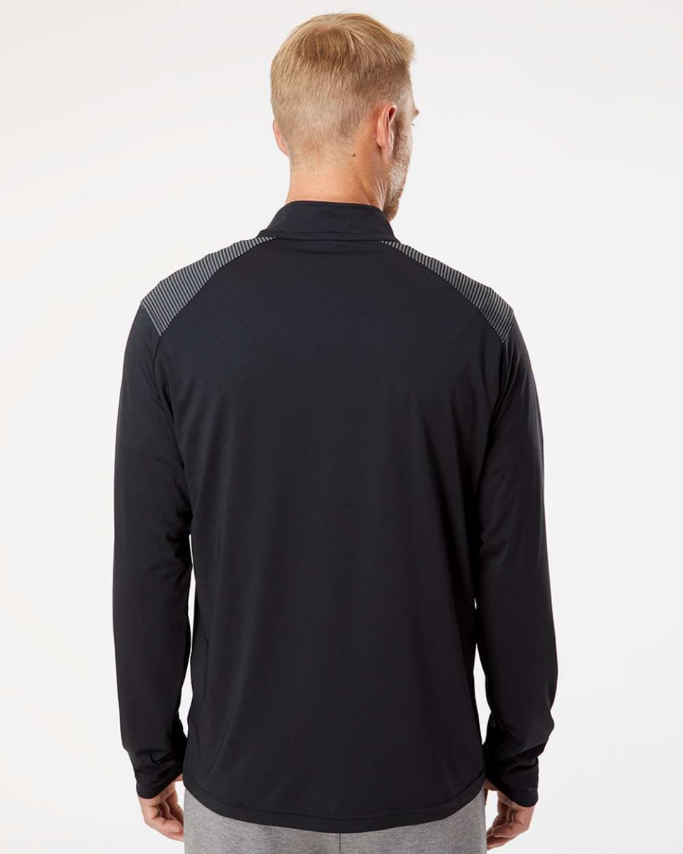 adidas Shoulder Stripe Quarter-Zip Pullover Product Image