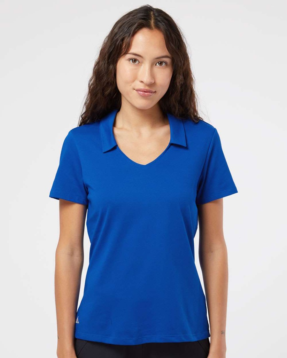 adidas Women's Floating 3-Stripes Polo Product Image