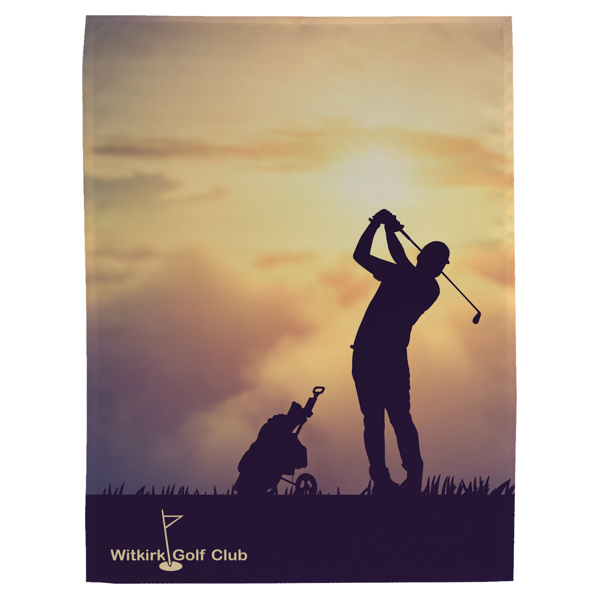 Velour/Cotton Full Color Golf Towel Product Image