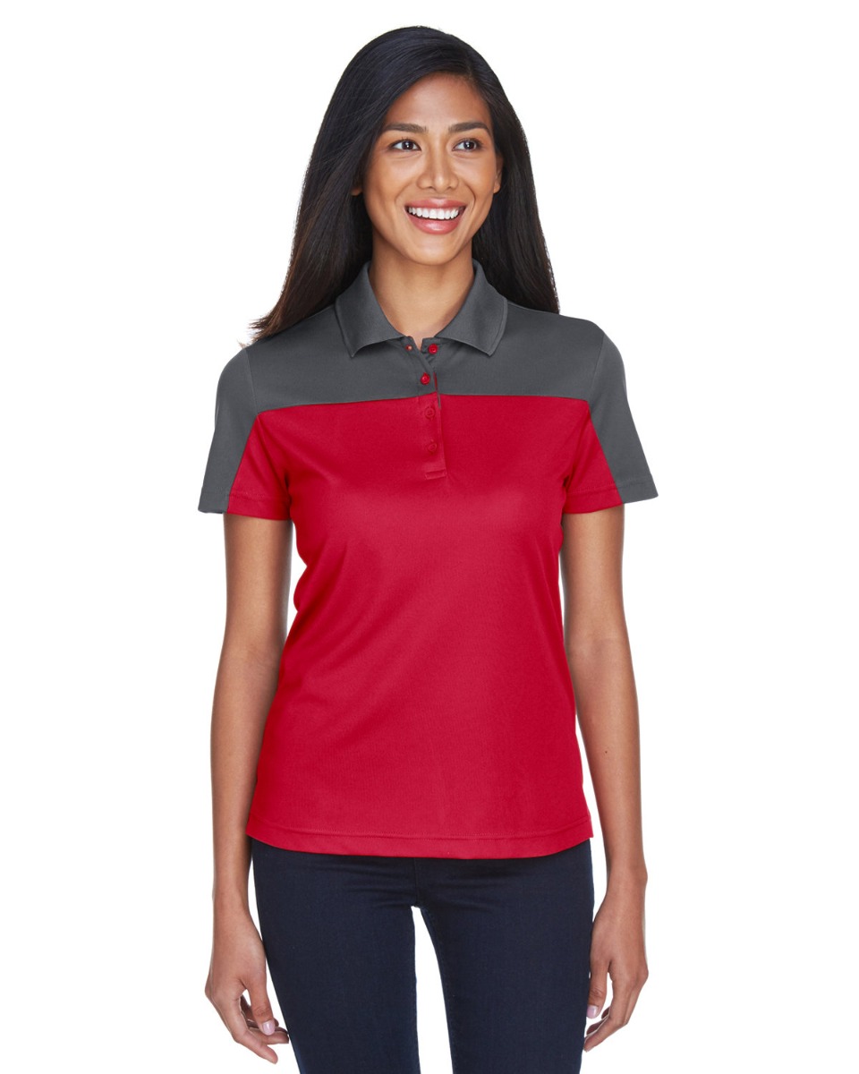 Core 365 Women's Balance Colorblock Performance Piqué Polo Product Image
