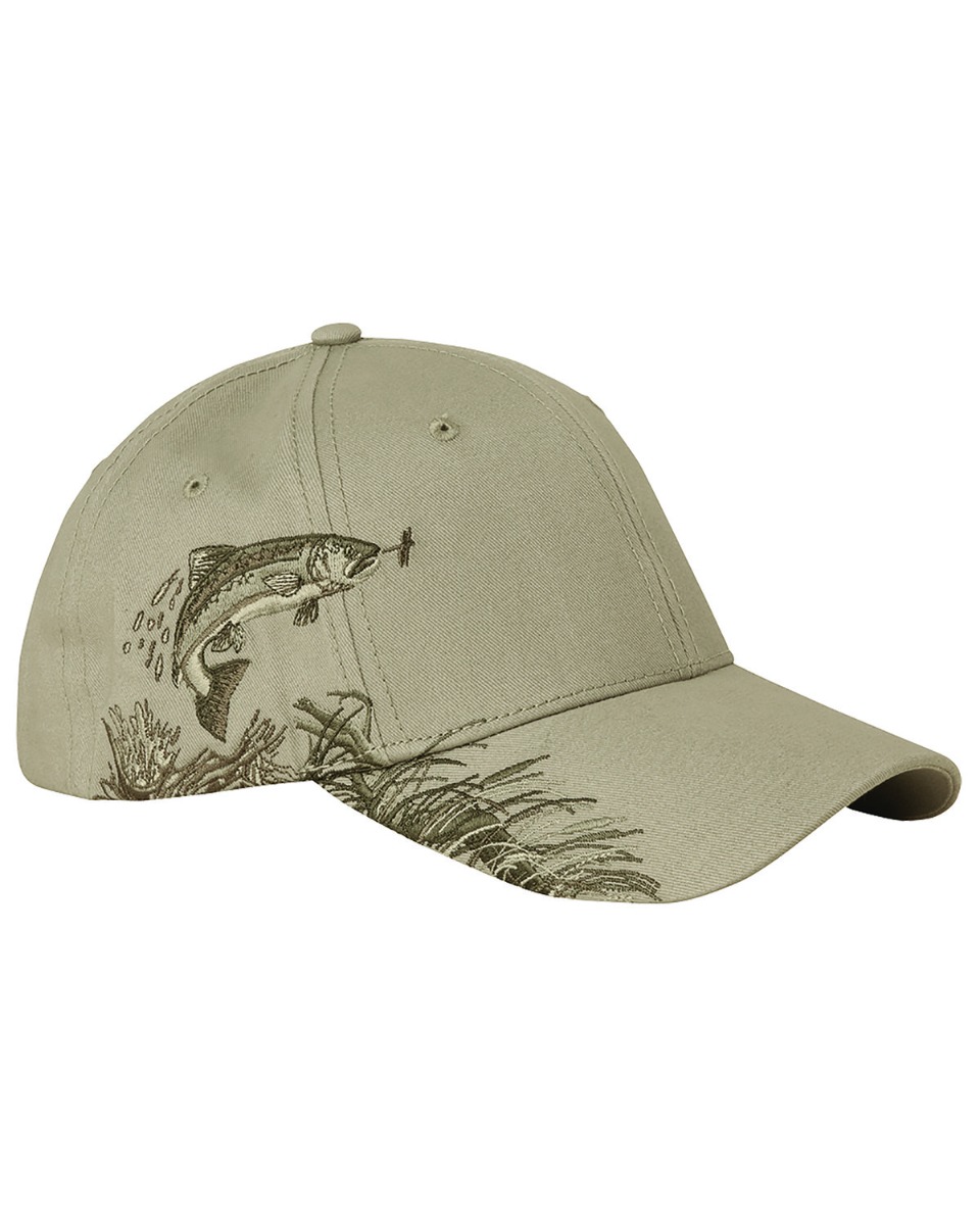 Dri Duck Brushed Cotton Twill Trout Cap Product Image