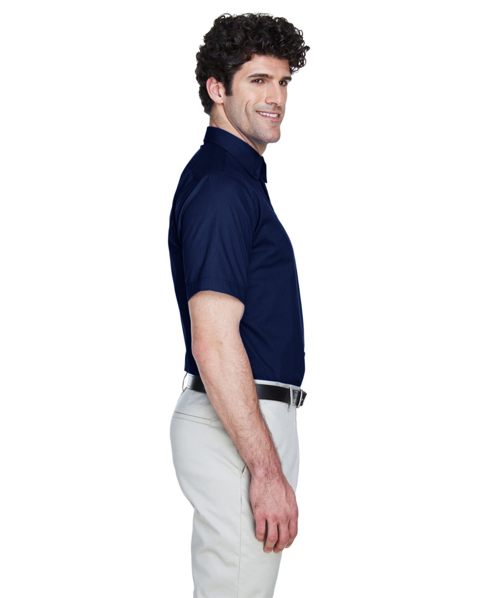 Core 365 Men's Tall Optimum Short-Sleeve Twill Shirt Product Image