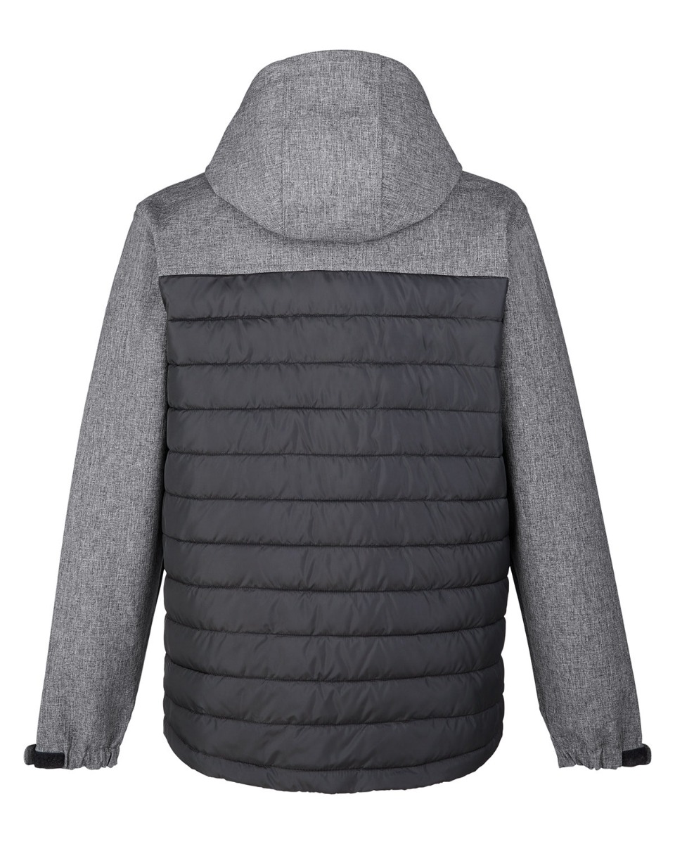 Dri Duck Men's Pinnacle Puffer Body Softshell Hooded Jacket Product Image