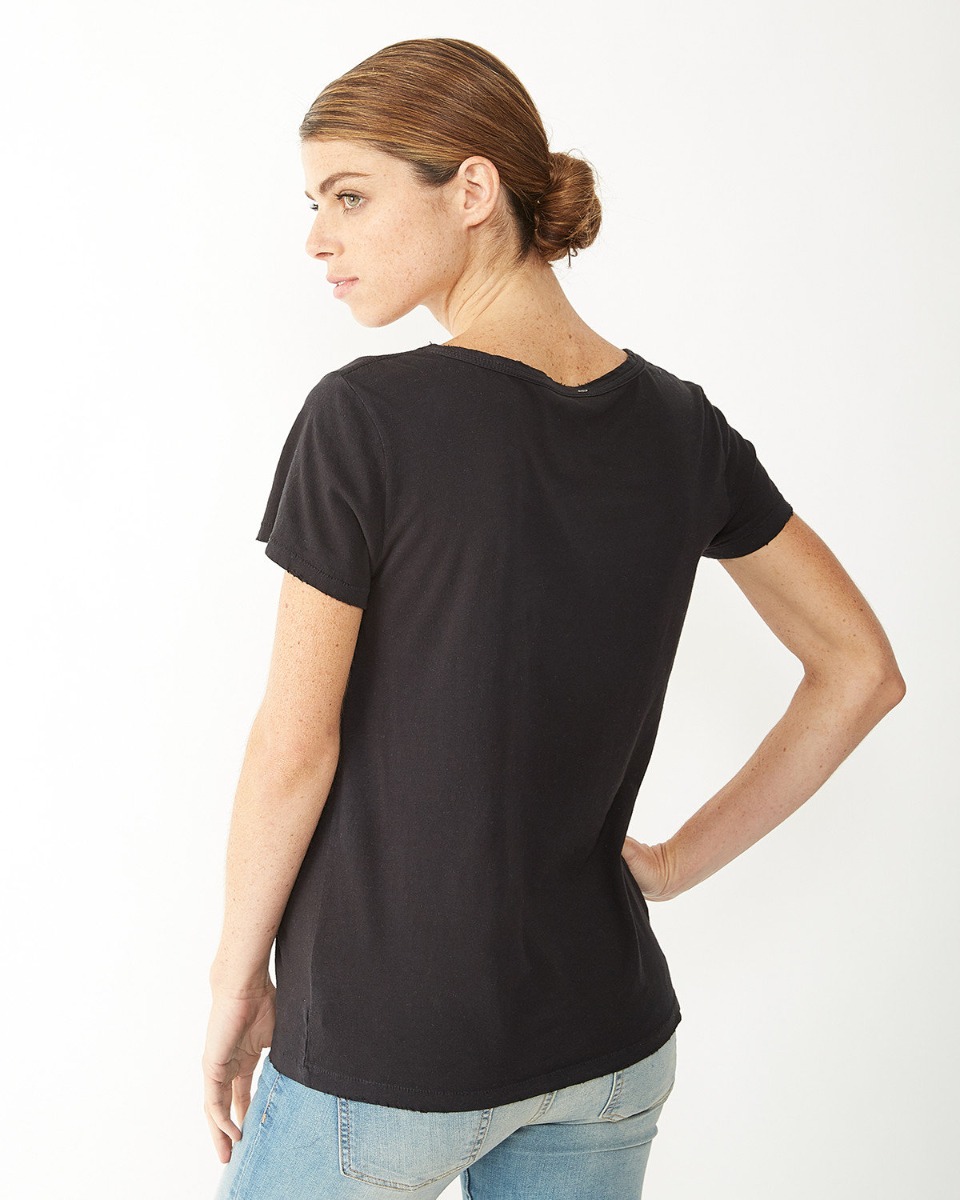 Alternative Women's Vintage Garment-Dyed Distressed T-Shirt Product Image