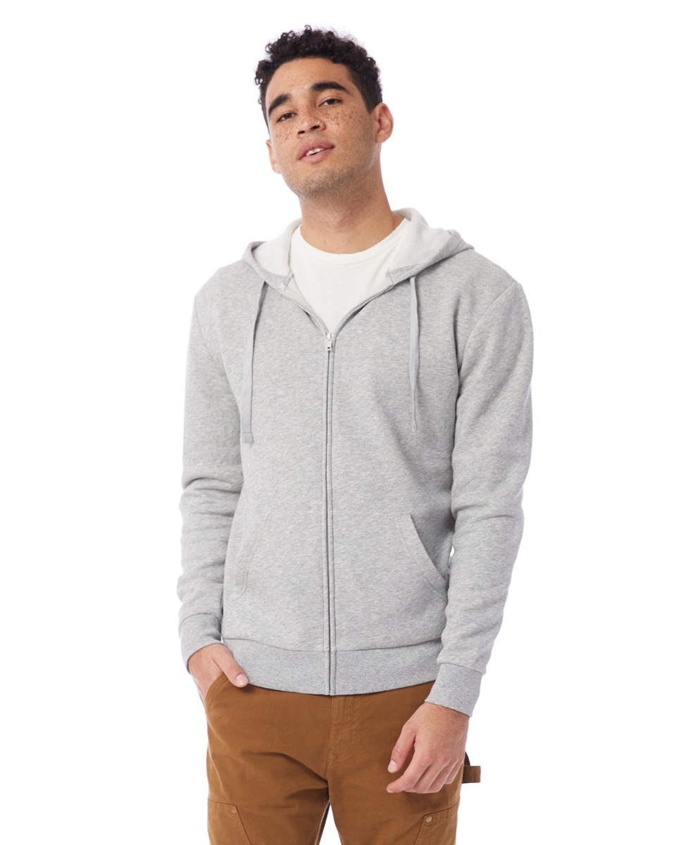 Alternative Unisex Eco-Cozy Fleece Zip Hooded Sweatshirt Product Image