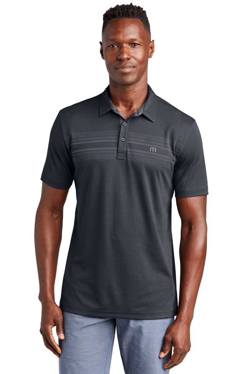 TravisMathew Monterey Chest Stripe Polo Product Image