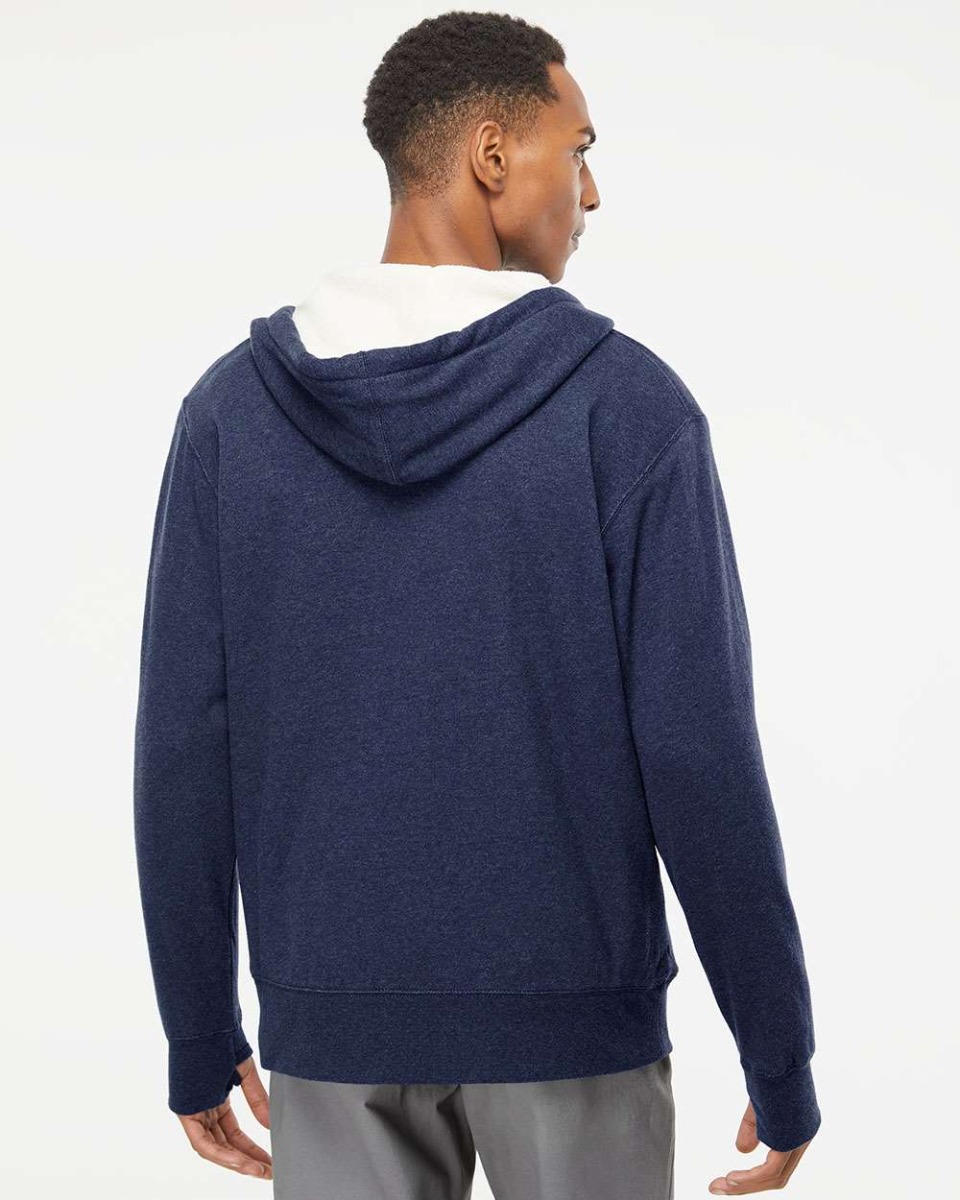 Independent Trading Co. Unisex Sherpa-Lined Hooded Sweatshirt Product Image