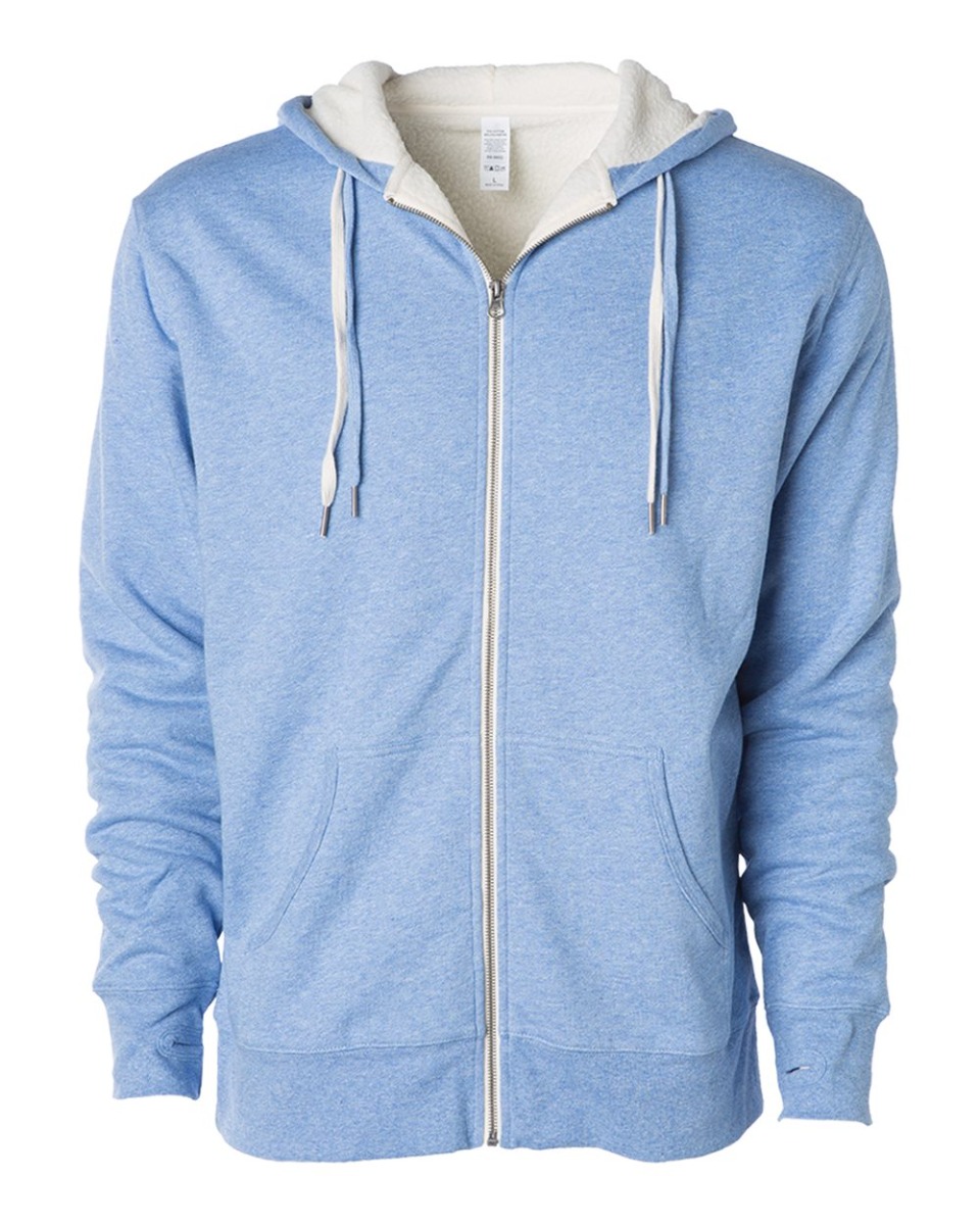 Independent Trading Co. Unisex Sherpa-Lined Hooded Sweatshirt Product Image