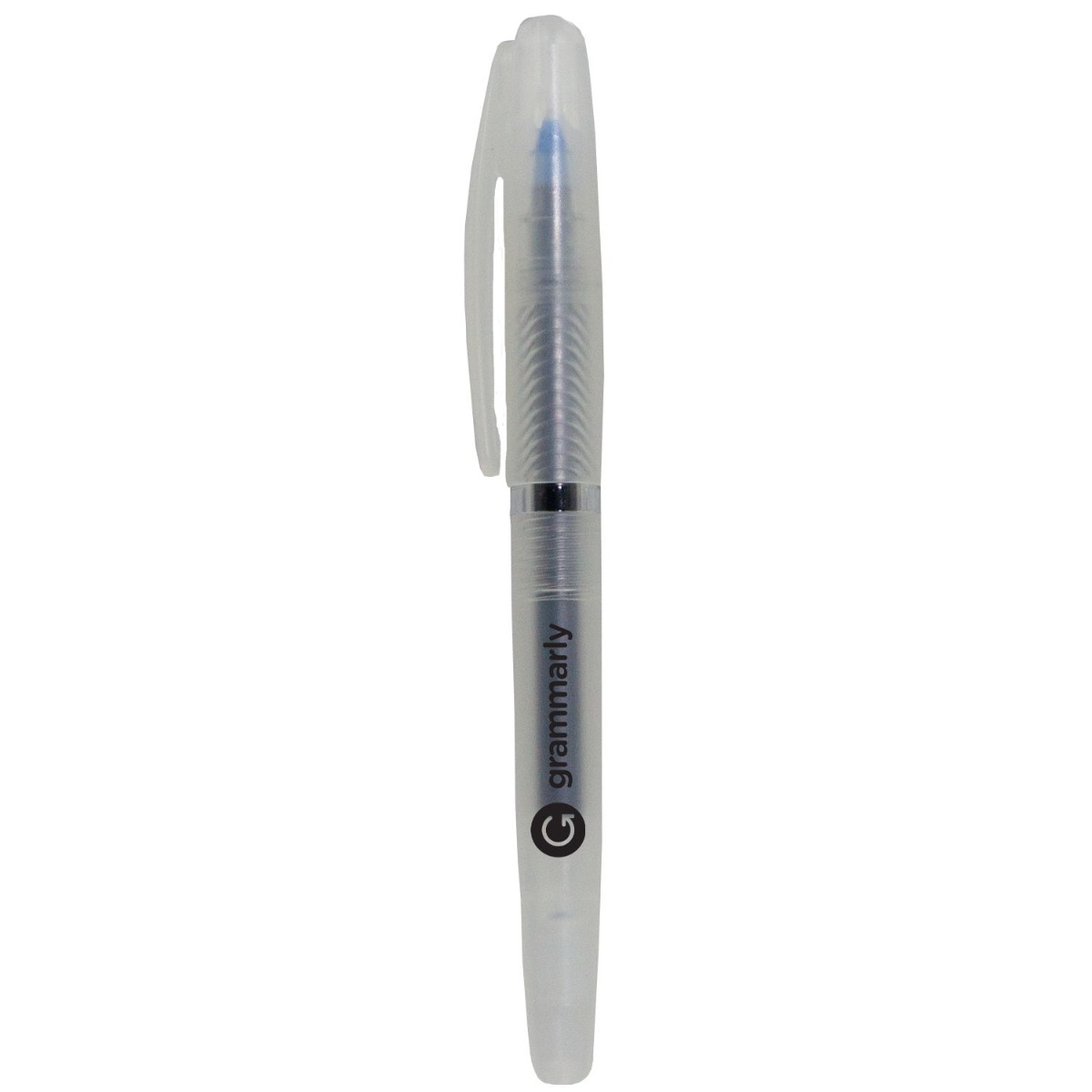 Plastic Gel Pen w/ Frosted Transparent Barrel Product Image