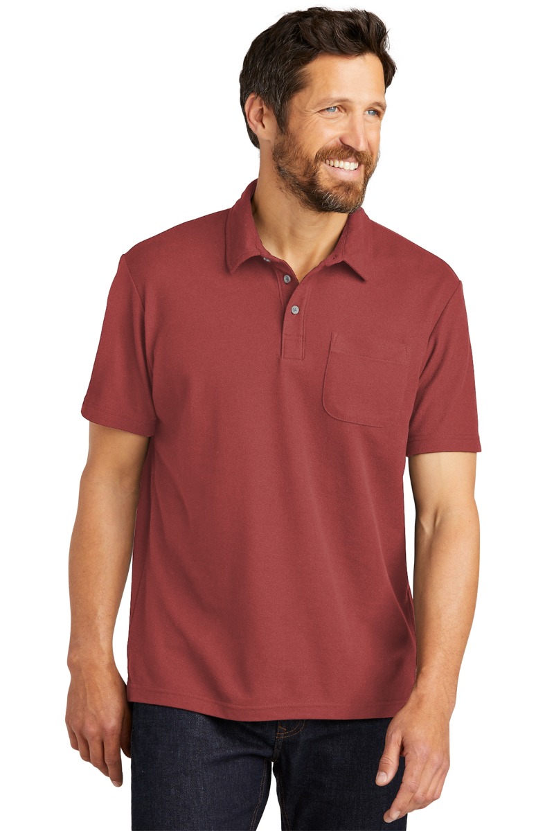 Port Authority C-FREE™ Cotton Blend Pique Pocket Polo Product Image