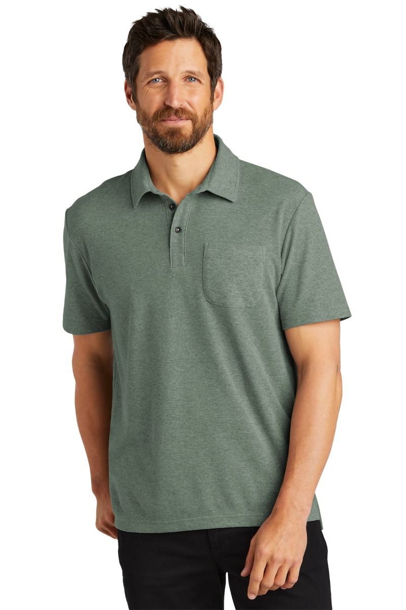 Port Authority C-FREE™ Cotton Blend Pique Pocket Polo Product Image