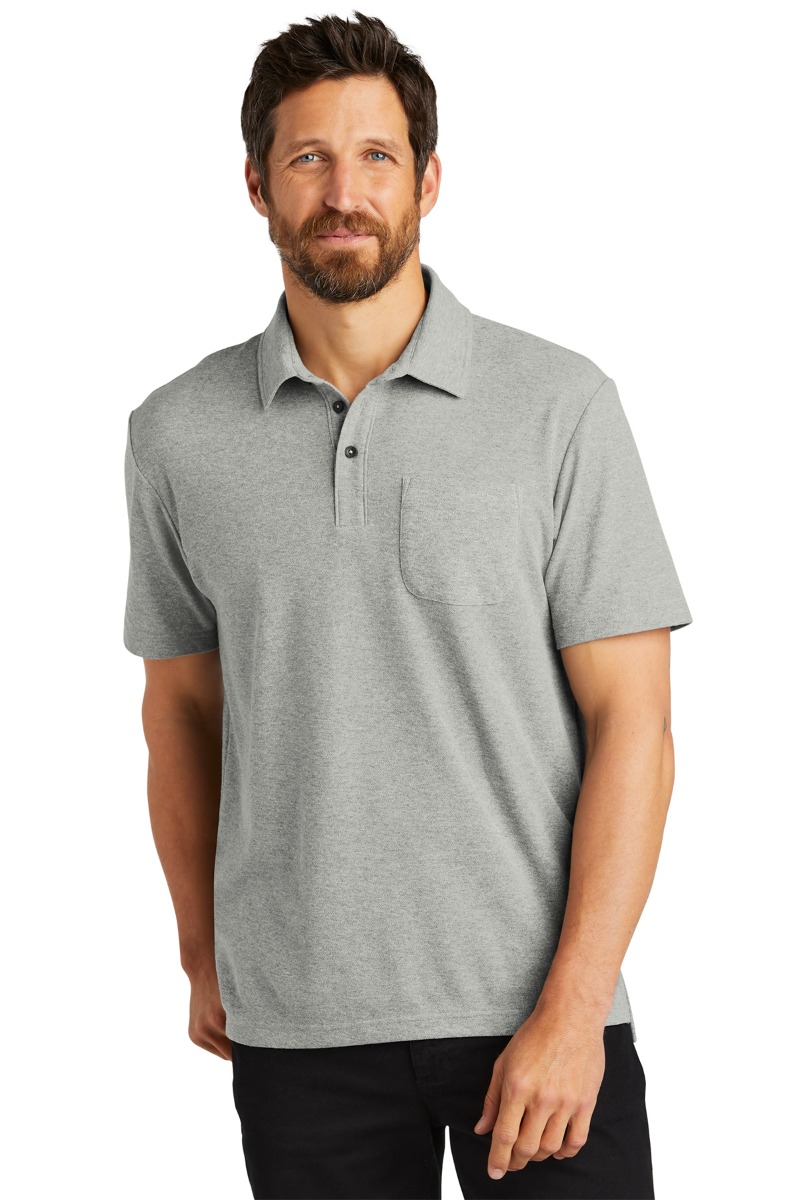 Port Authority C-FREE™ Cotton Blend Pique Pocket Polo Product Image