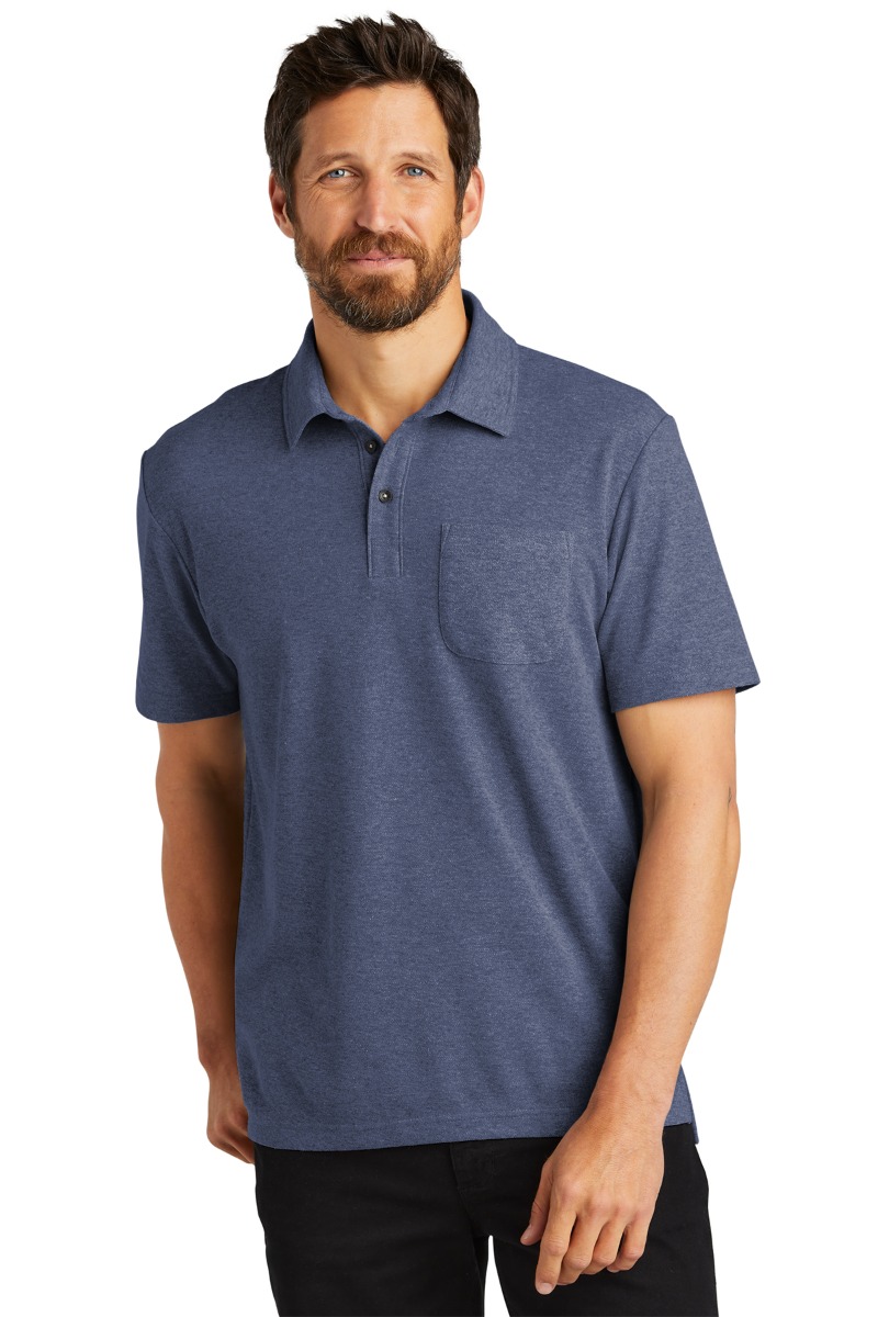 Port Authority C-FREE™ Cotton Blend Pique Pocket Polo Product Image