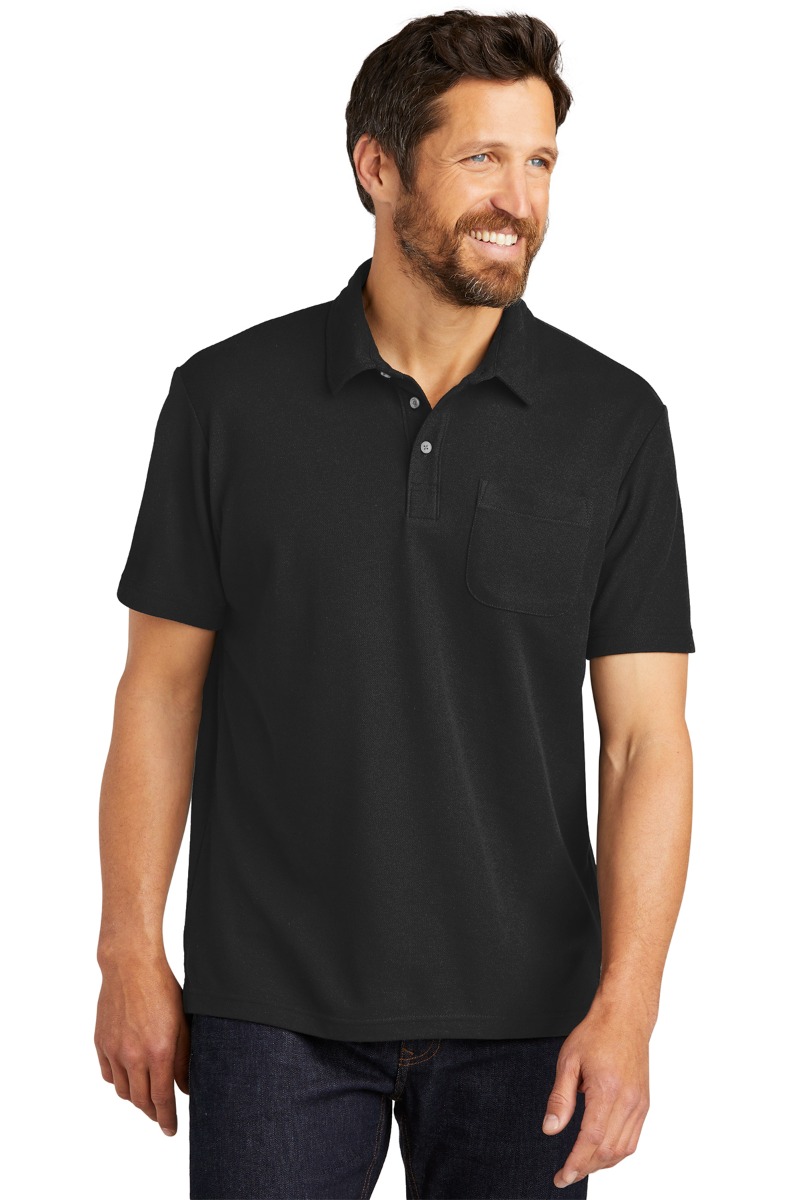 Port Authority C-FREE™ Cotton Blend Pique Pocket Polo Product Image