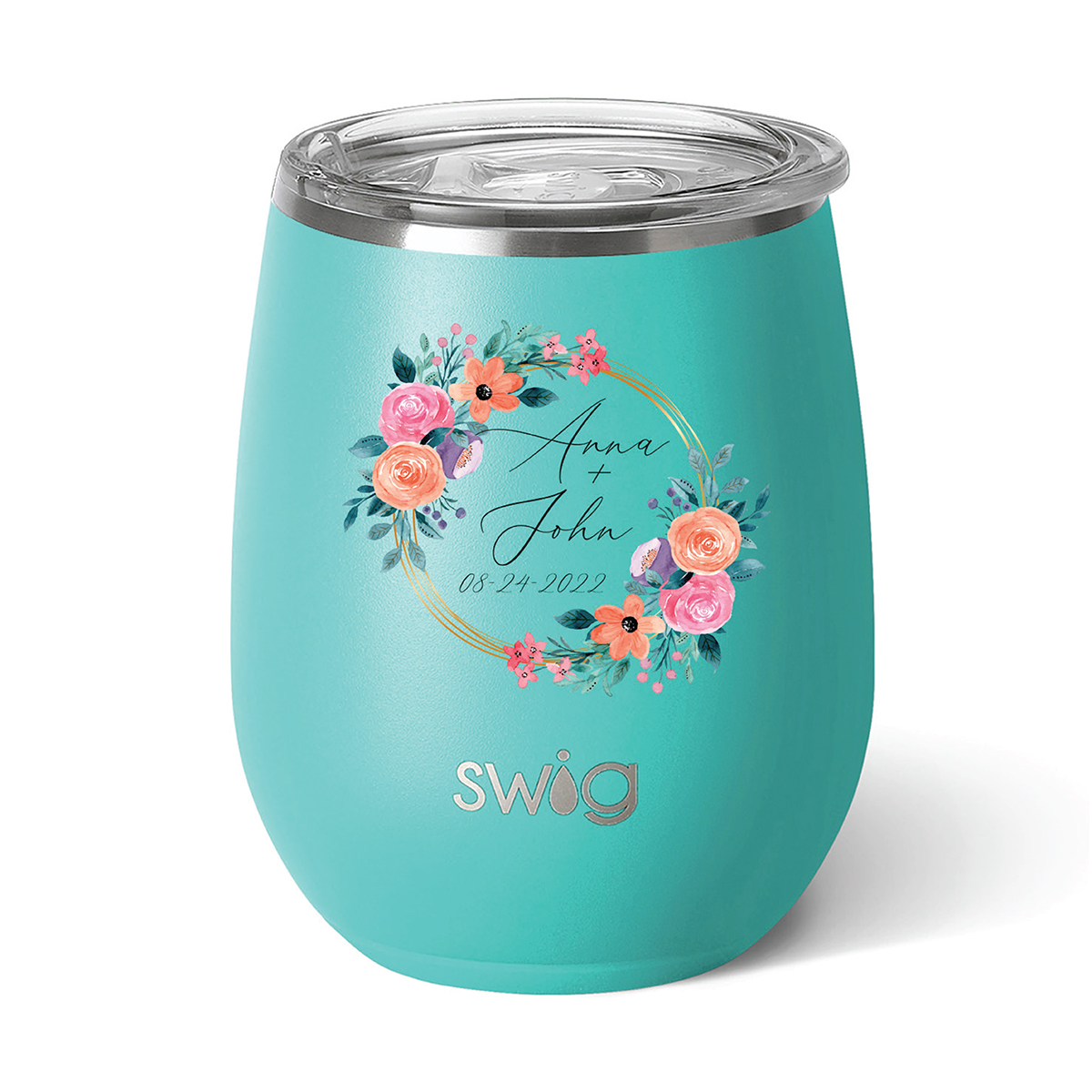 Swig Life™ Full Color Matte Stemless Wine Cup - 14 oz. Product Image