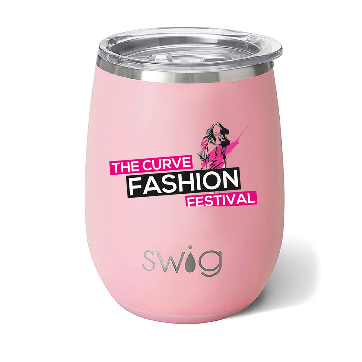 Swig Life™ Full Color Matte Stemless Wine Cup - 14 oz. Product Image