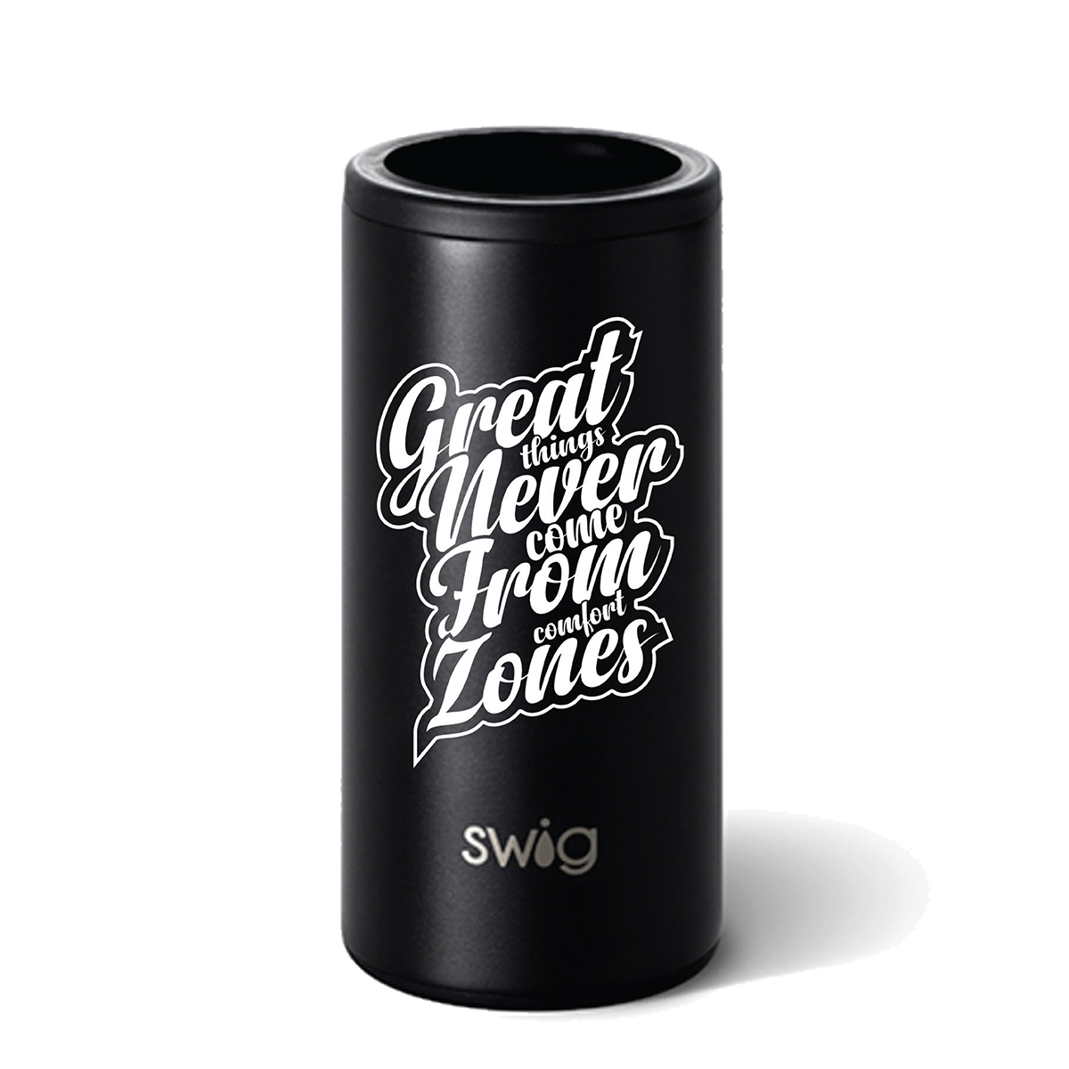Swig Life™ Skinny Matte Can Cooler - 12 oz. Product Image