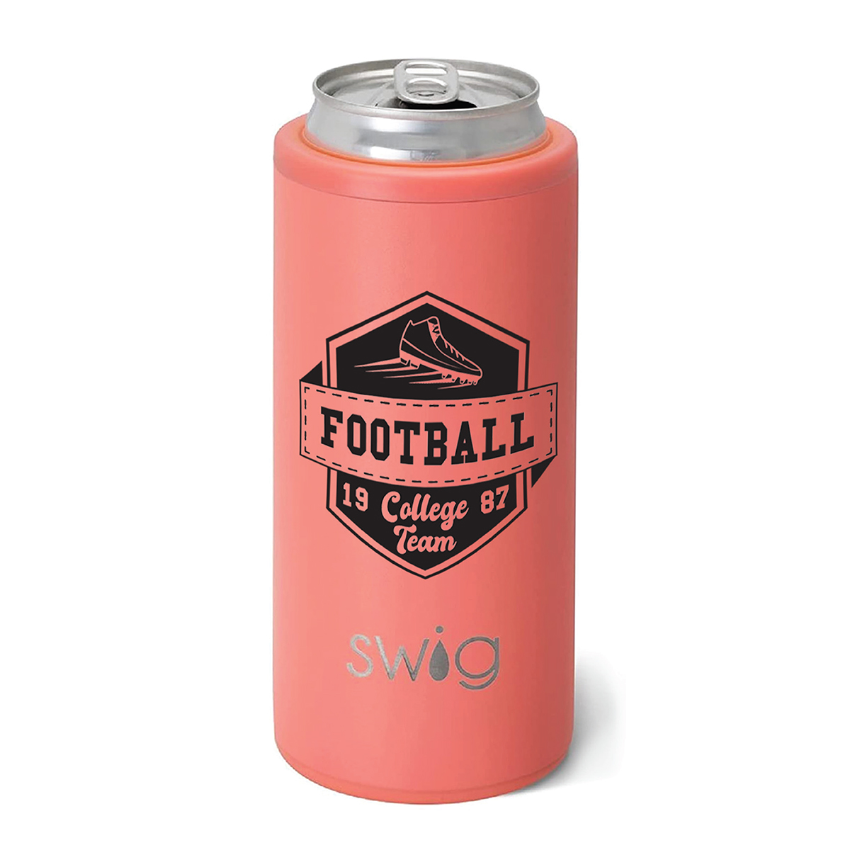 Swig Life™ Skinny Matte Can Cooler - 12 oz. Product Image