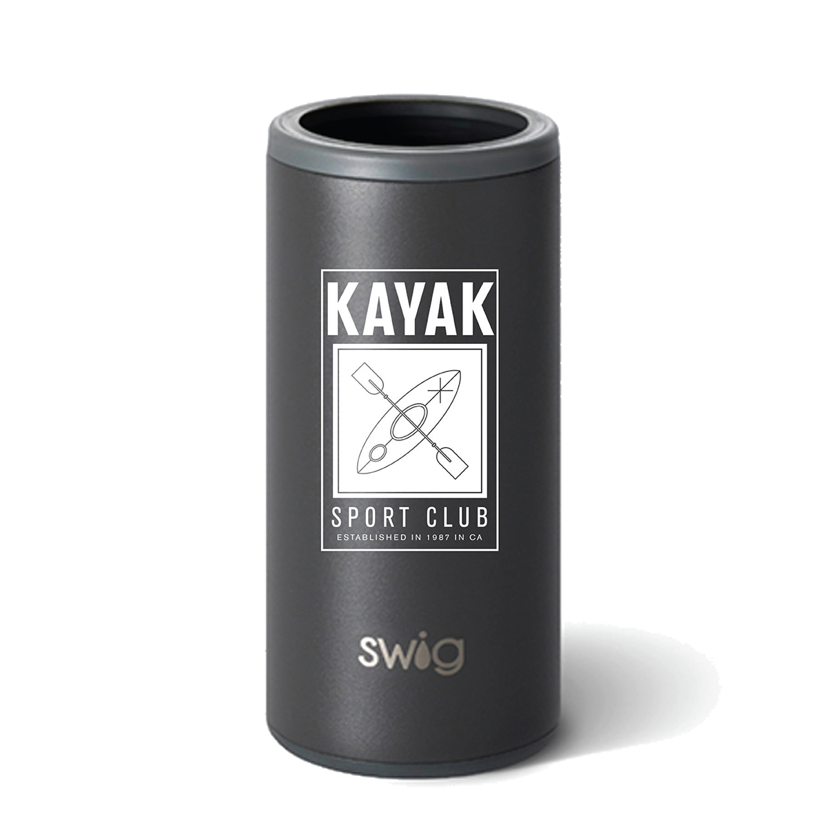 Swig Life™ Skinny Matte Can Cooler - 12 oz. Product Image