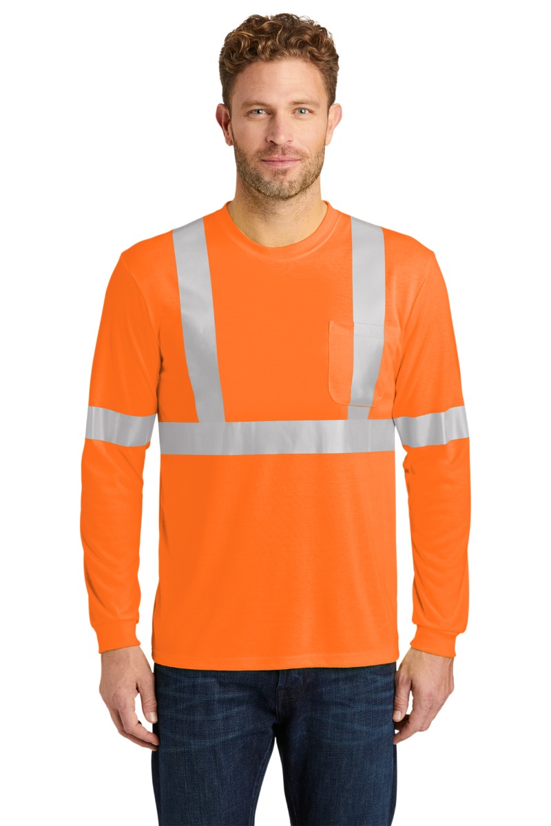 CornerStone ANSI 107 Class 2 Long Sleeve Safety T-Shirt Product Image