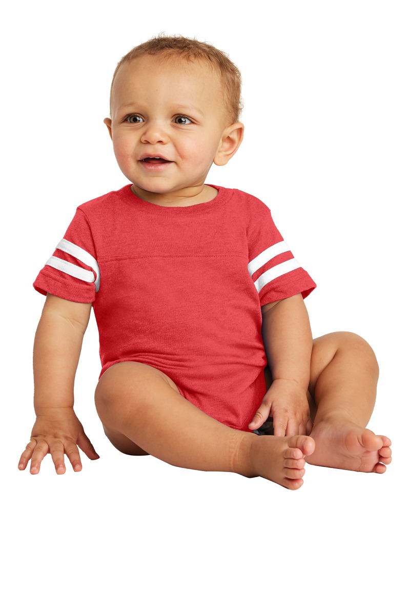 Rabbit Skins Infant Football Fine Jersey Bodysuit Product Image