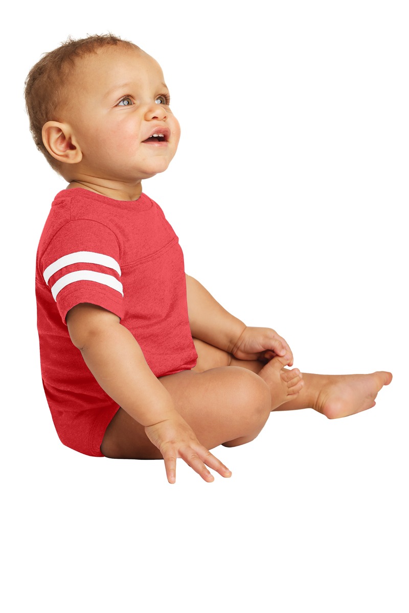 Rabbit Skins Infant Football Fine Jersey Bodysuit Product Image