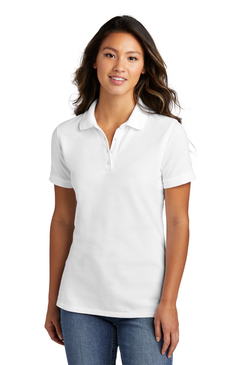 Port & Company Women's Combed Ring Spun Pique Polo Product Image